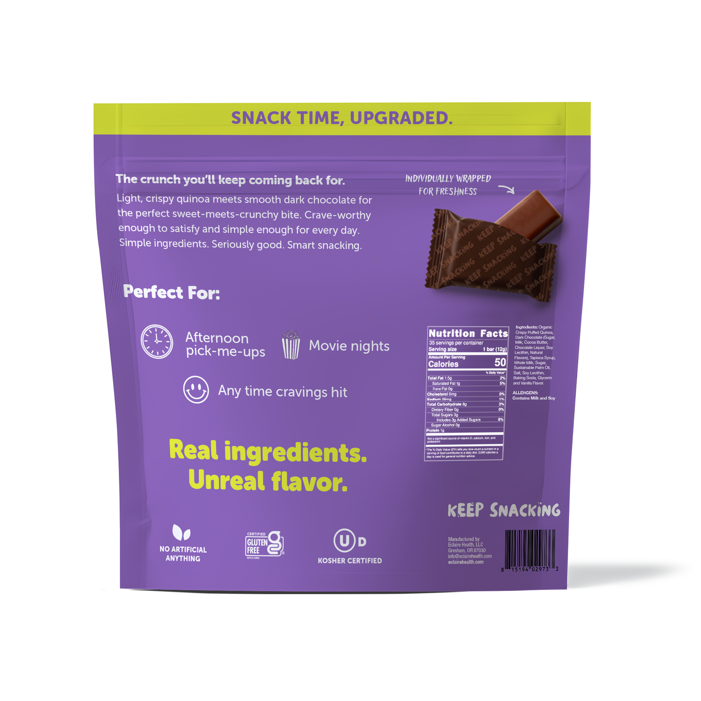 Dark Chocolate Crunch Bites