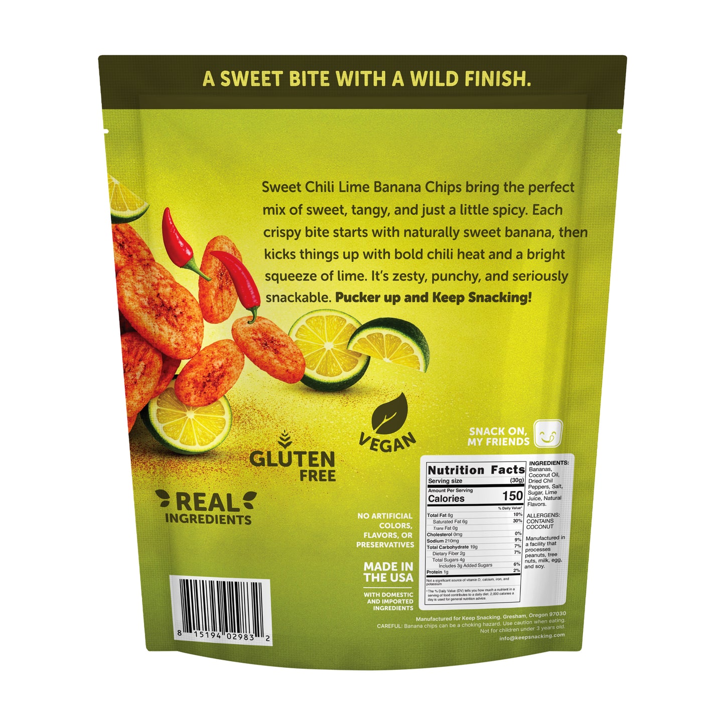Sweet Chili Lime Banana Chips
