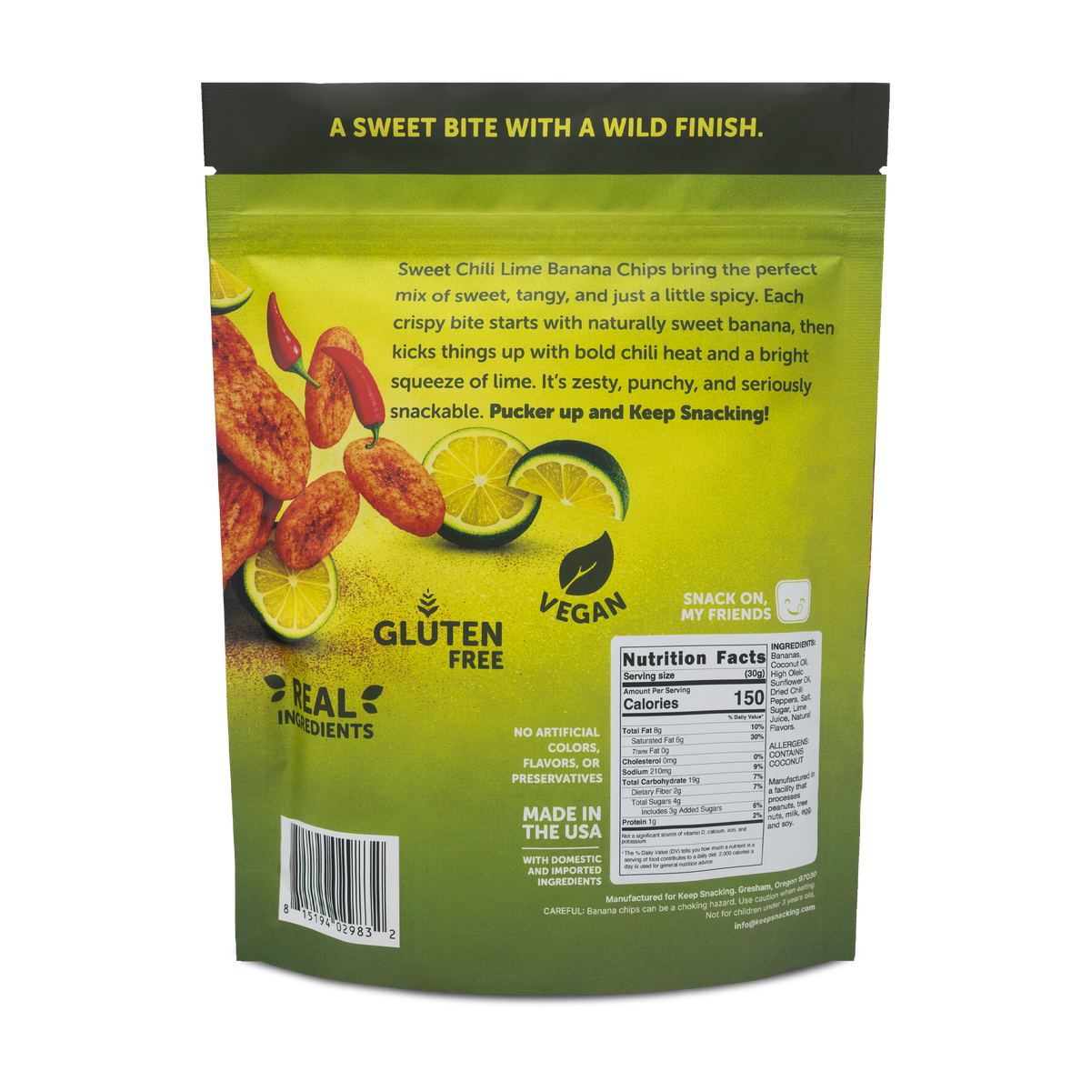 Sweet Chili Lime Banana Chips